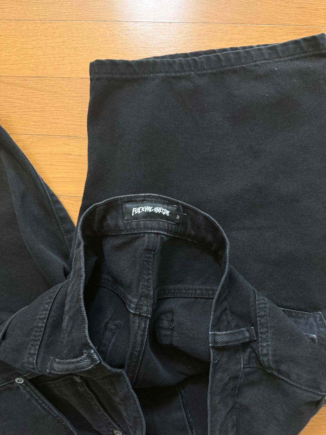 퍼킹어썸 스파이럴 데님 쇼츠 32 상품이미지3