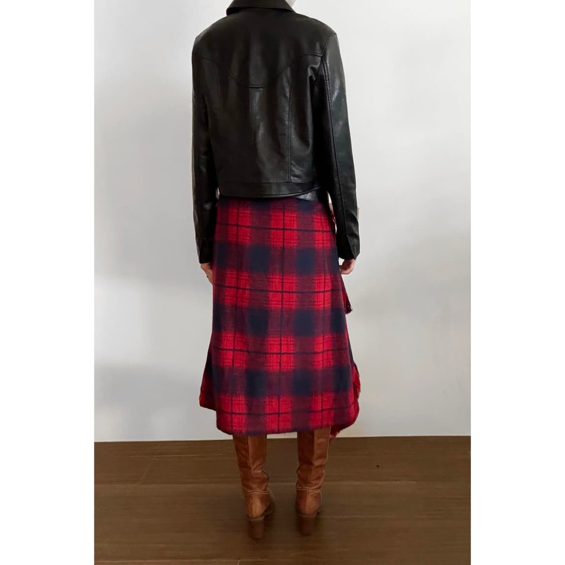 Zucca Checkered Skirt 상품이미지3
