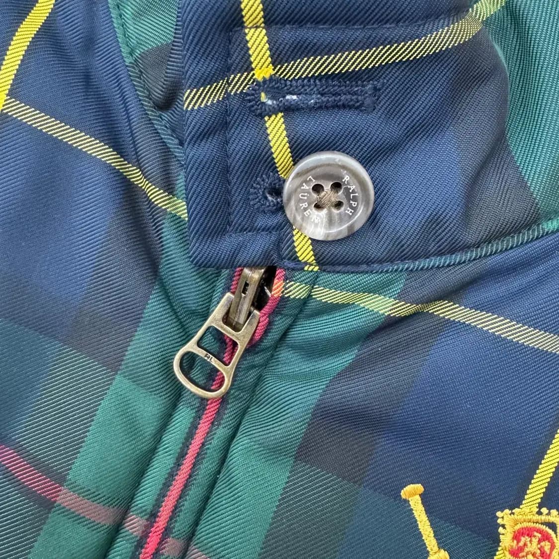 여성용 S 폴로 랄프로렌 체크 클래식로고 베스트 자켓  상품이미지7