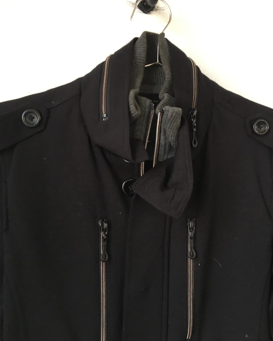 High neck woolen jacket 상품이미지3