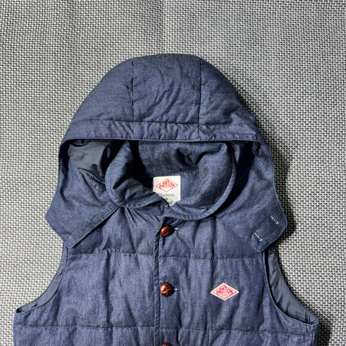 DANTON X BEAMS 패딩 베스트 네이비(105/OLD-8057) 상품이미지2