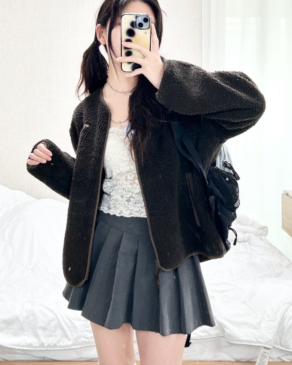 노스페이스 초코 브라운 캠퍼 플리스 자켓 상품이미지2