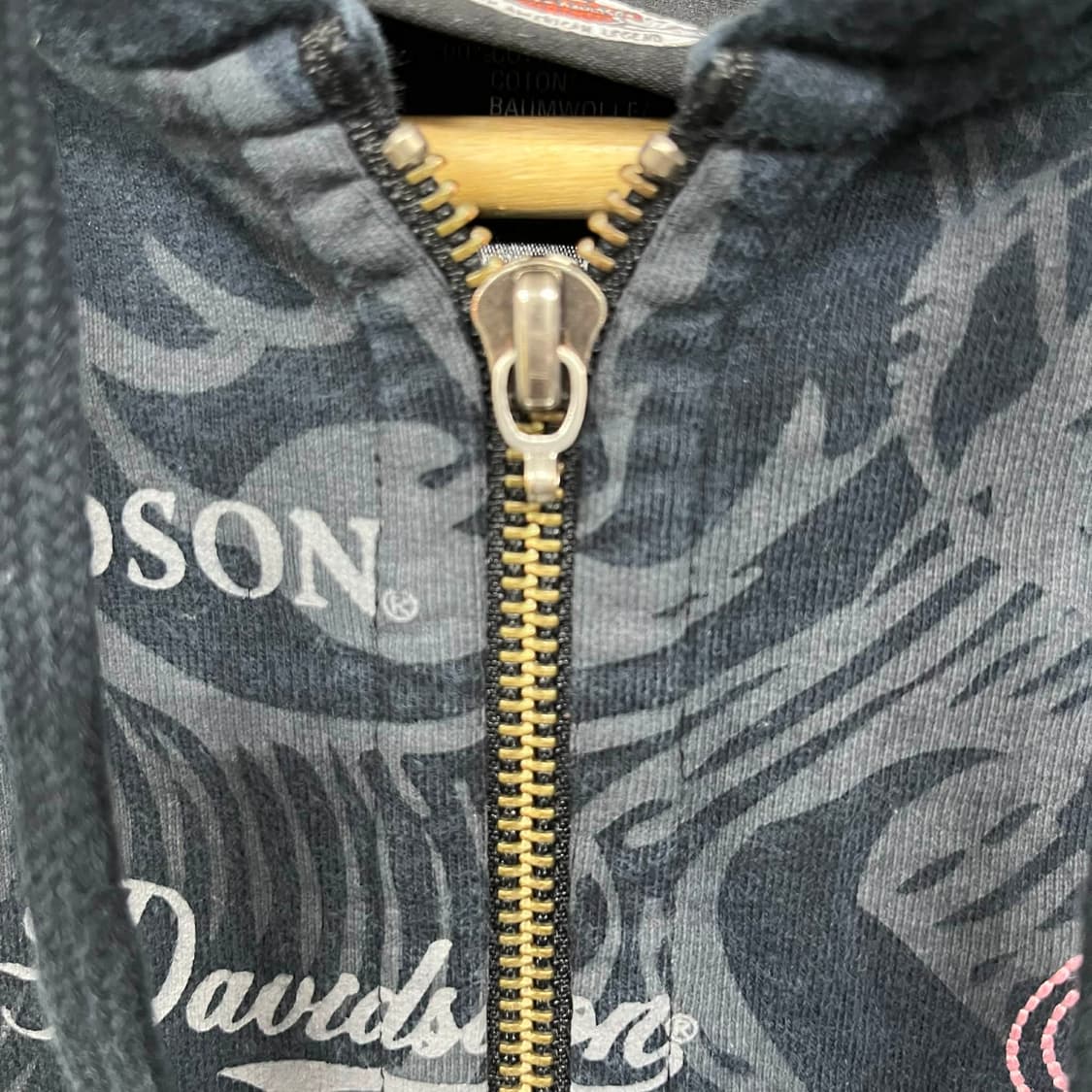 할리데이비슨 y2k 펑크 걸즈 후드집업 대대장 져지(XL) 상품이미지10