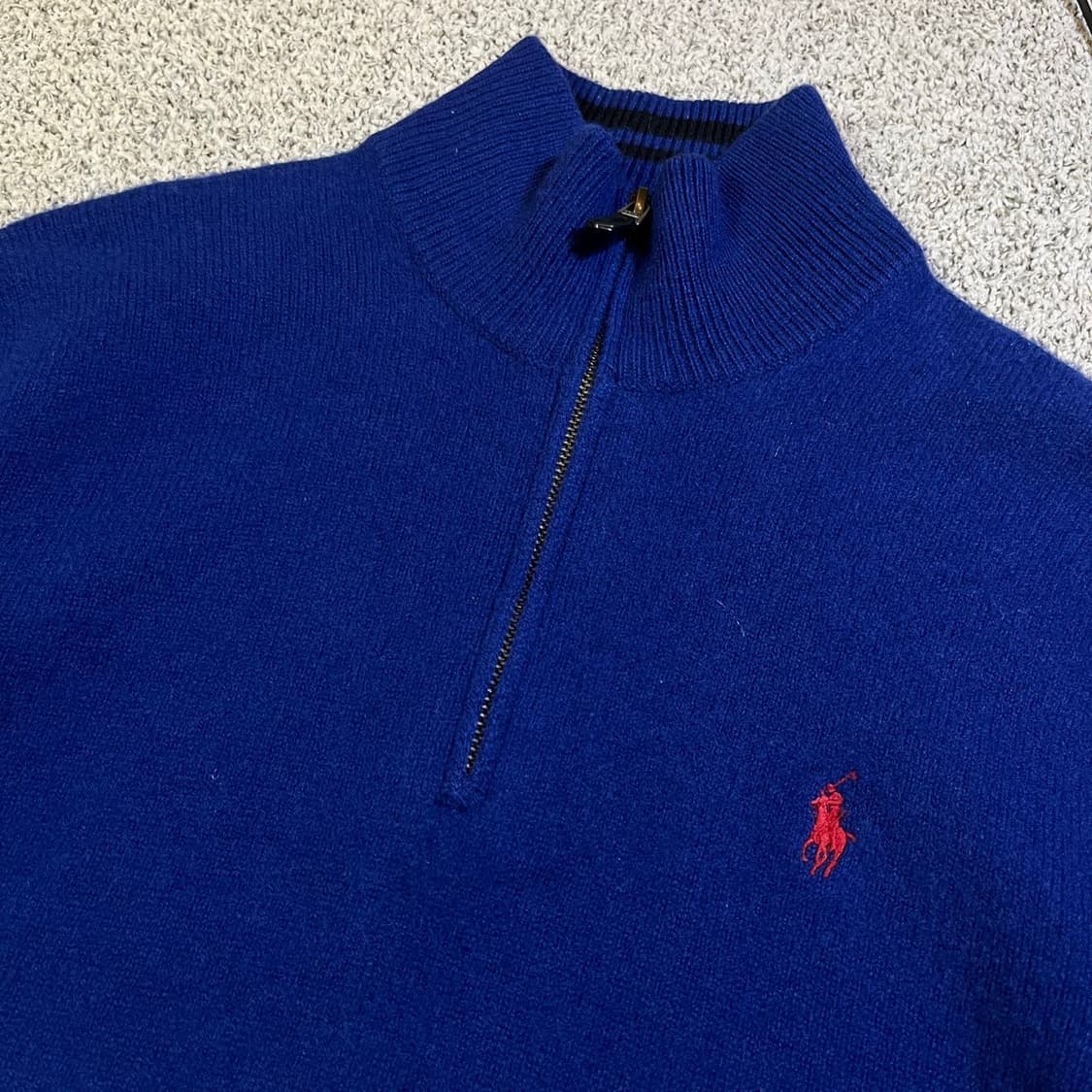 폴로 랄프로렌 울 반집업 니트 상품이미지2