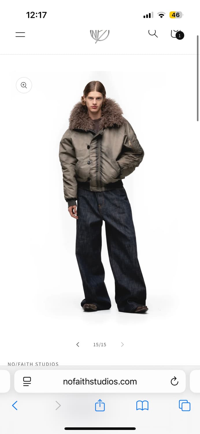 급처) nofaith studios N2B 봄버 베이지 L 상품이미지6