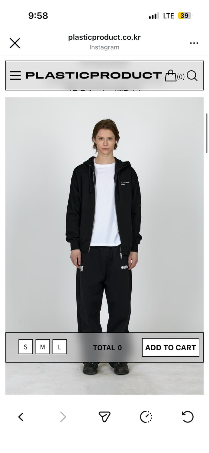 (구매) 플라스틱프로덕트 후드집업 M사이즈 삽니다 상품이미지1