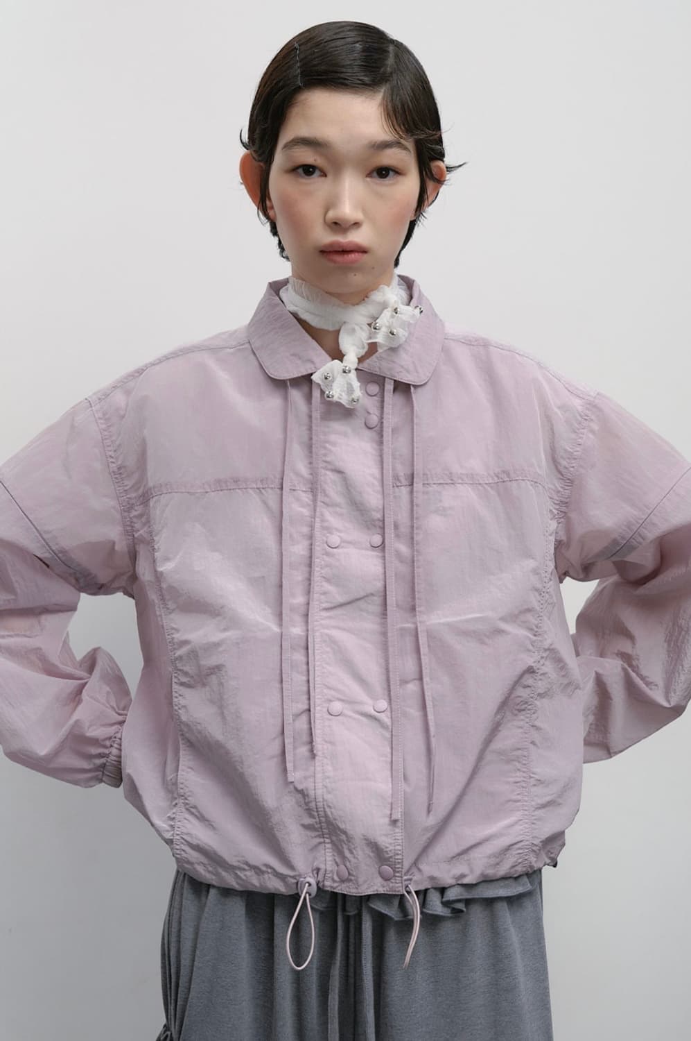 타입서비스 Shirred Light Windbreaker [Purple] 상품이미지4