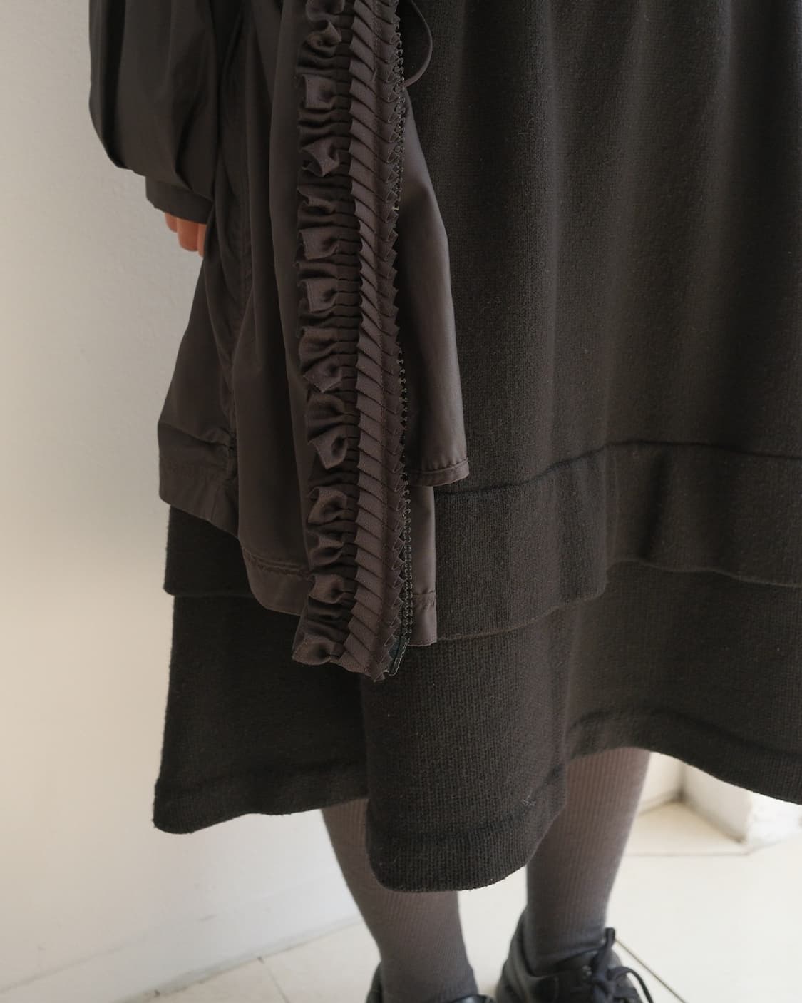 96s Knitted frill skirt 상품이미지1