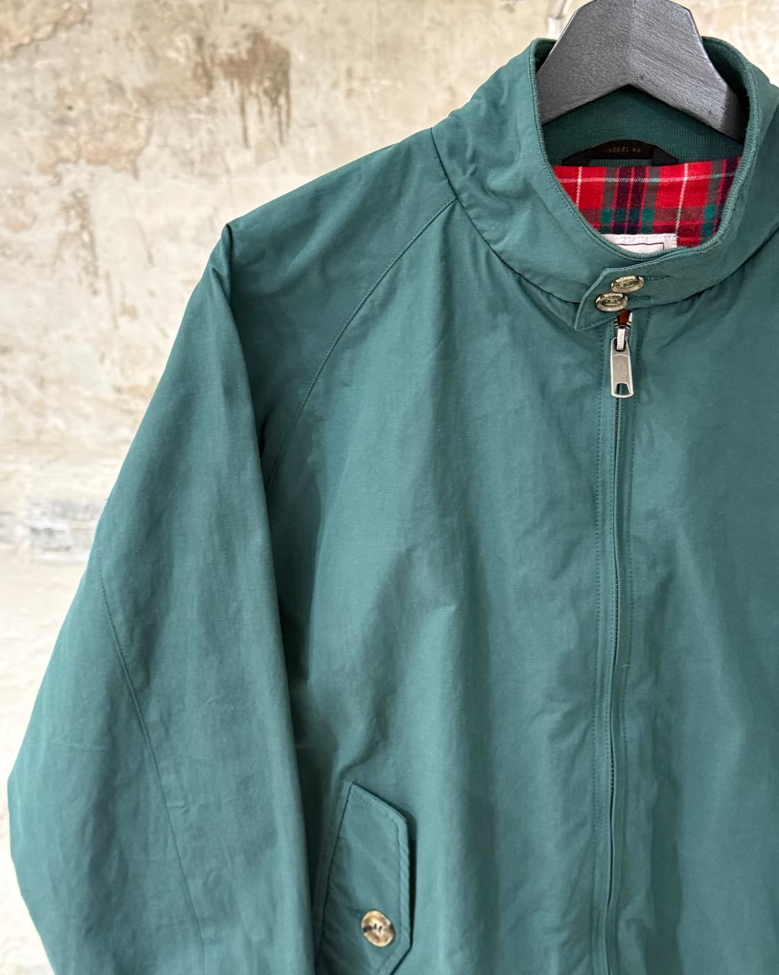 바라쿠타 G9 레이싱 그린 해링턴 자켓 상품이미지2