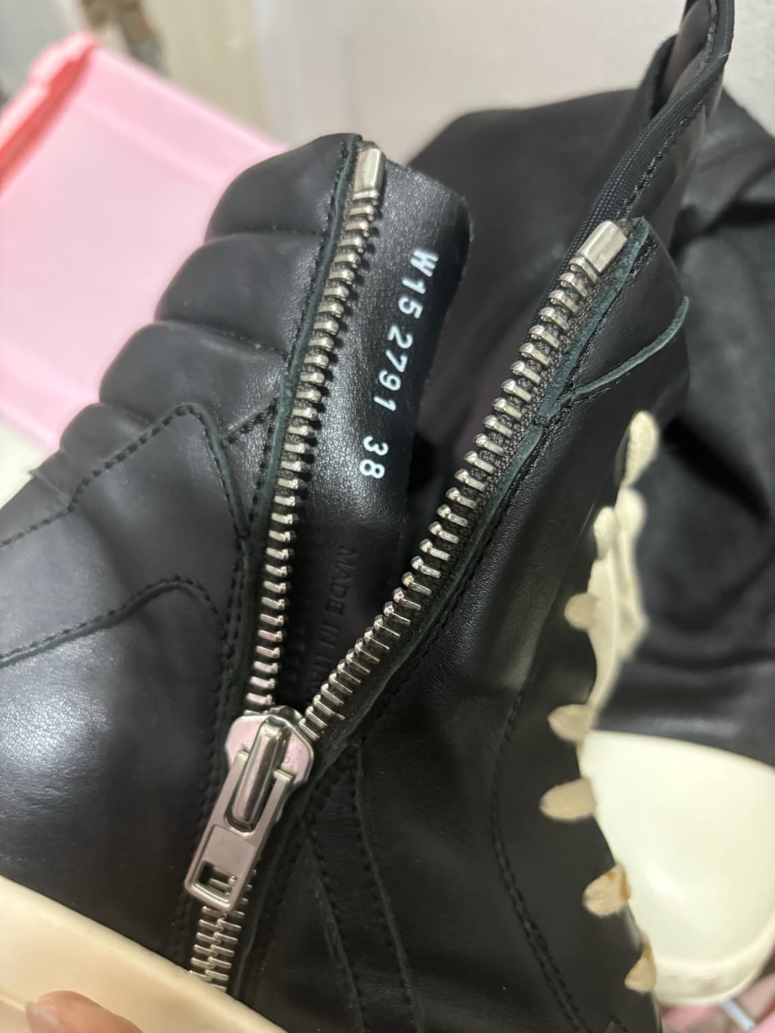 릭오웬스 지오바스켓 스니커즈 블랙 상품이미지8