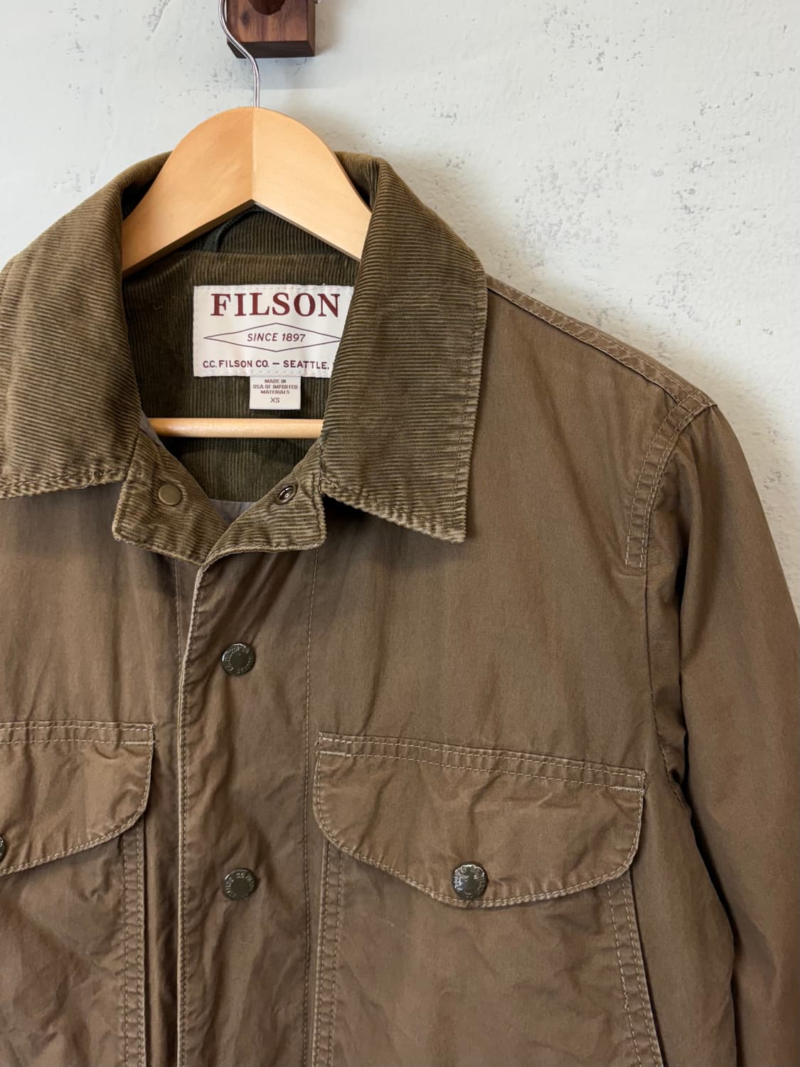 FILSON 필슨 라이트웨이트 브라운 포켓 자켓 상품이미지2