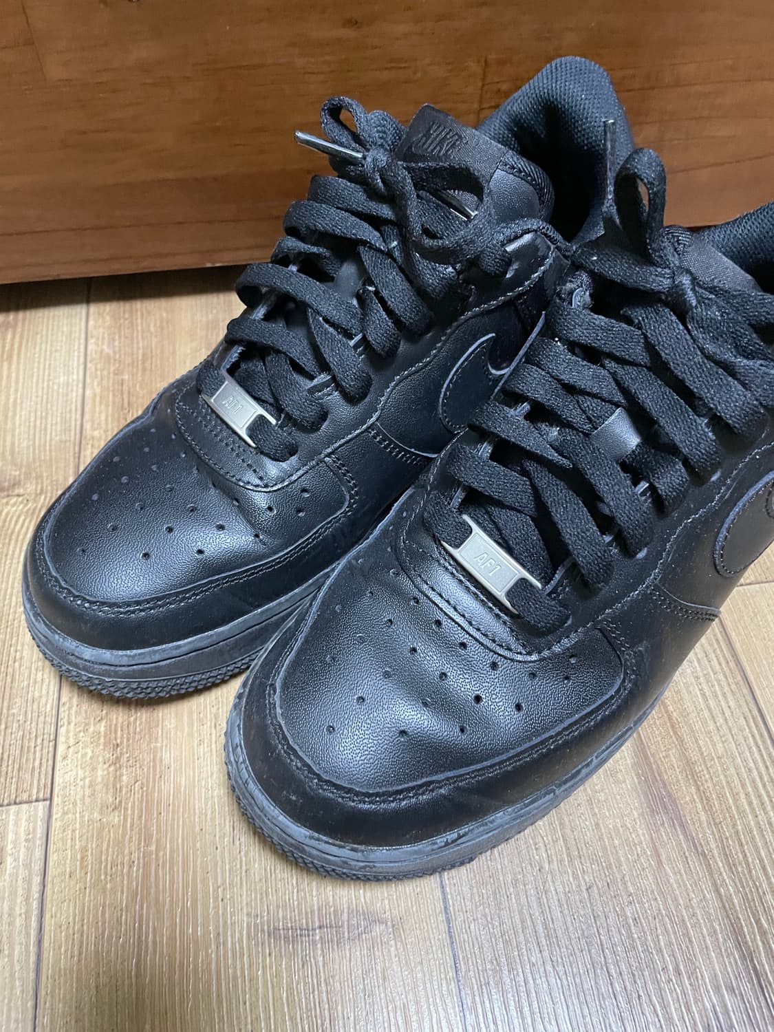 나이키 에어포스 블랙 250mm 상품이미지2