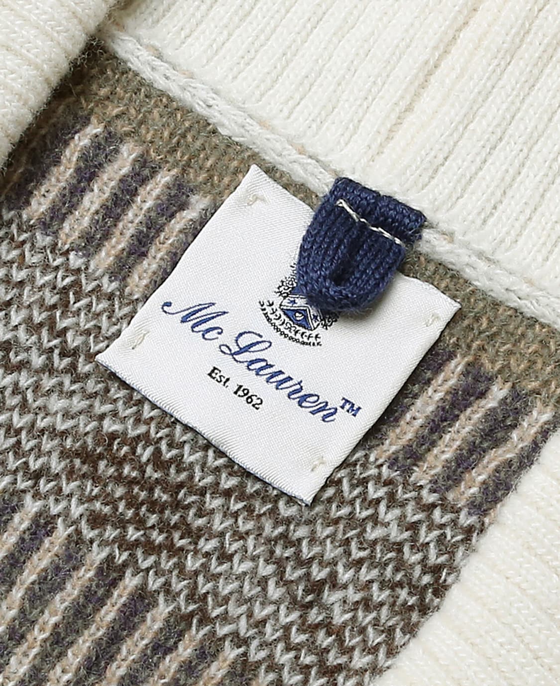 44 맥 로렌 [Mc Lauren] 네이티브 패턴 니트 숄카라 가디건 상품이미지5