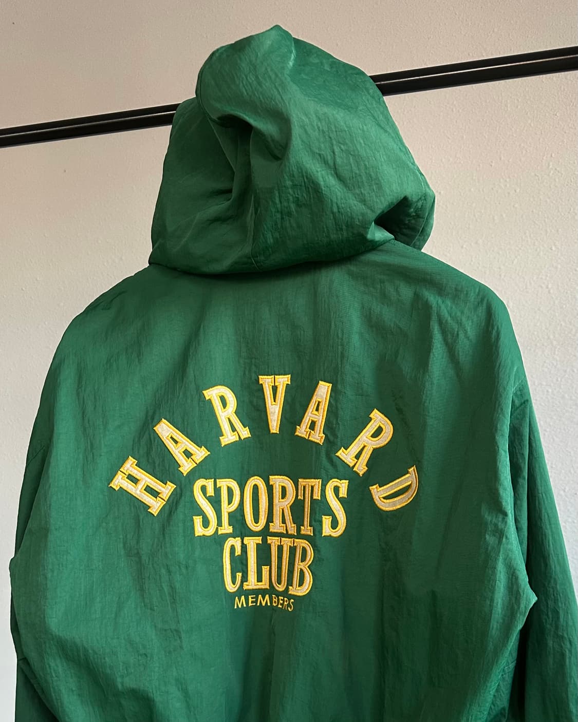 [M]JPN 하버드 대학교 스포츠 클럽 패디드 나일론 바시티 자켓 상품이미지4