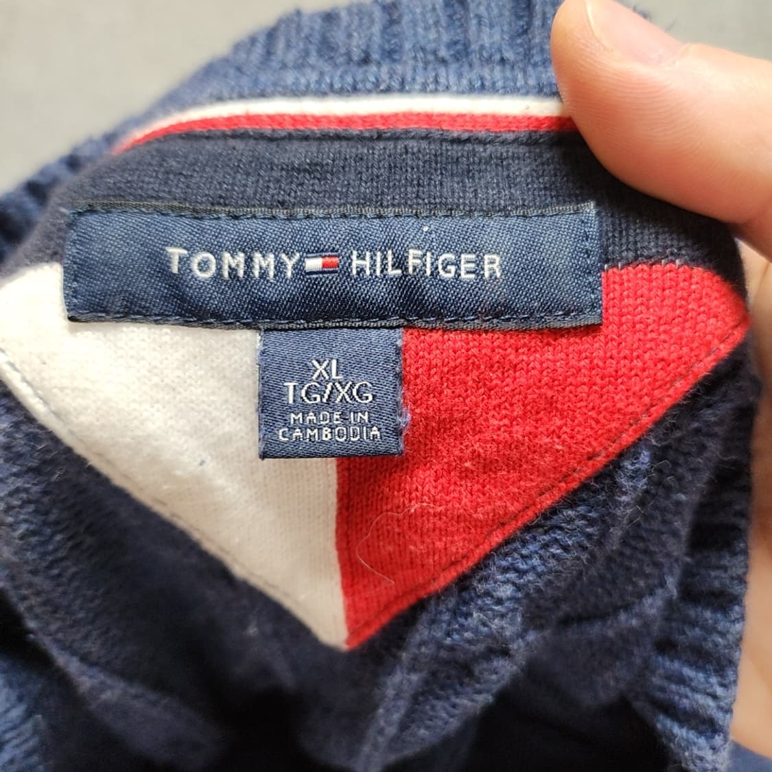 [XL] 타미힐피거 꽈배기 니트 스웨터 (2862) 상품이미지4