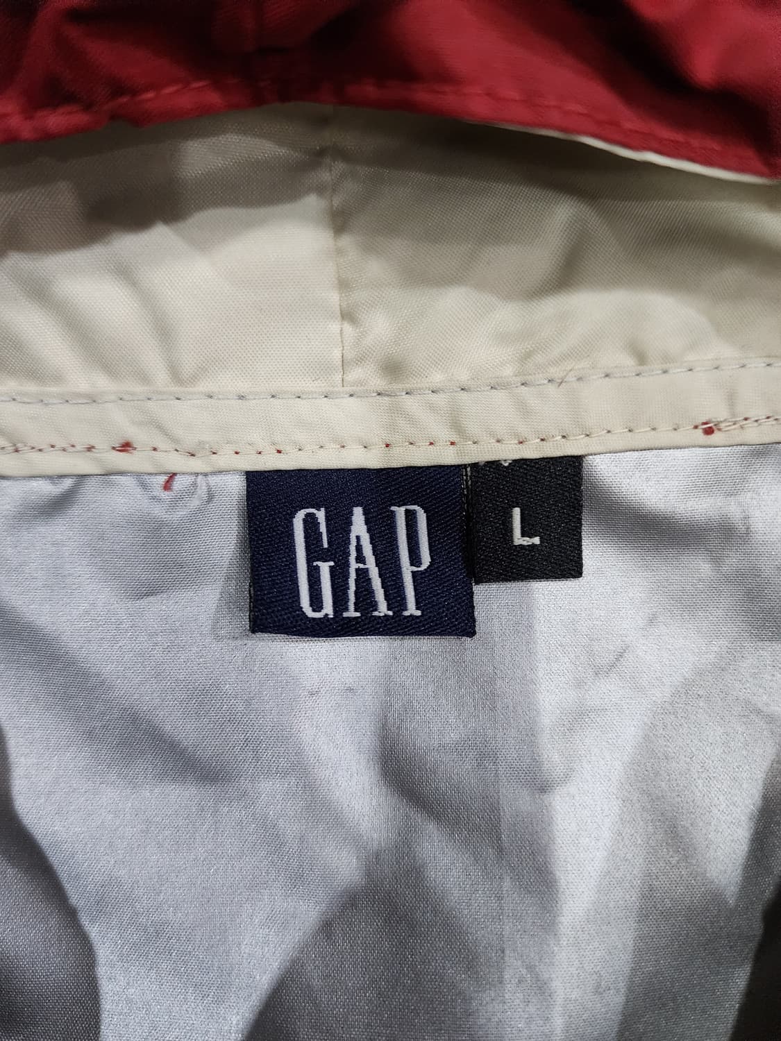 GAP 갭 90s 풀오버 나일론 하프집업 아노락 L 상품이미지6