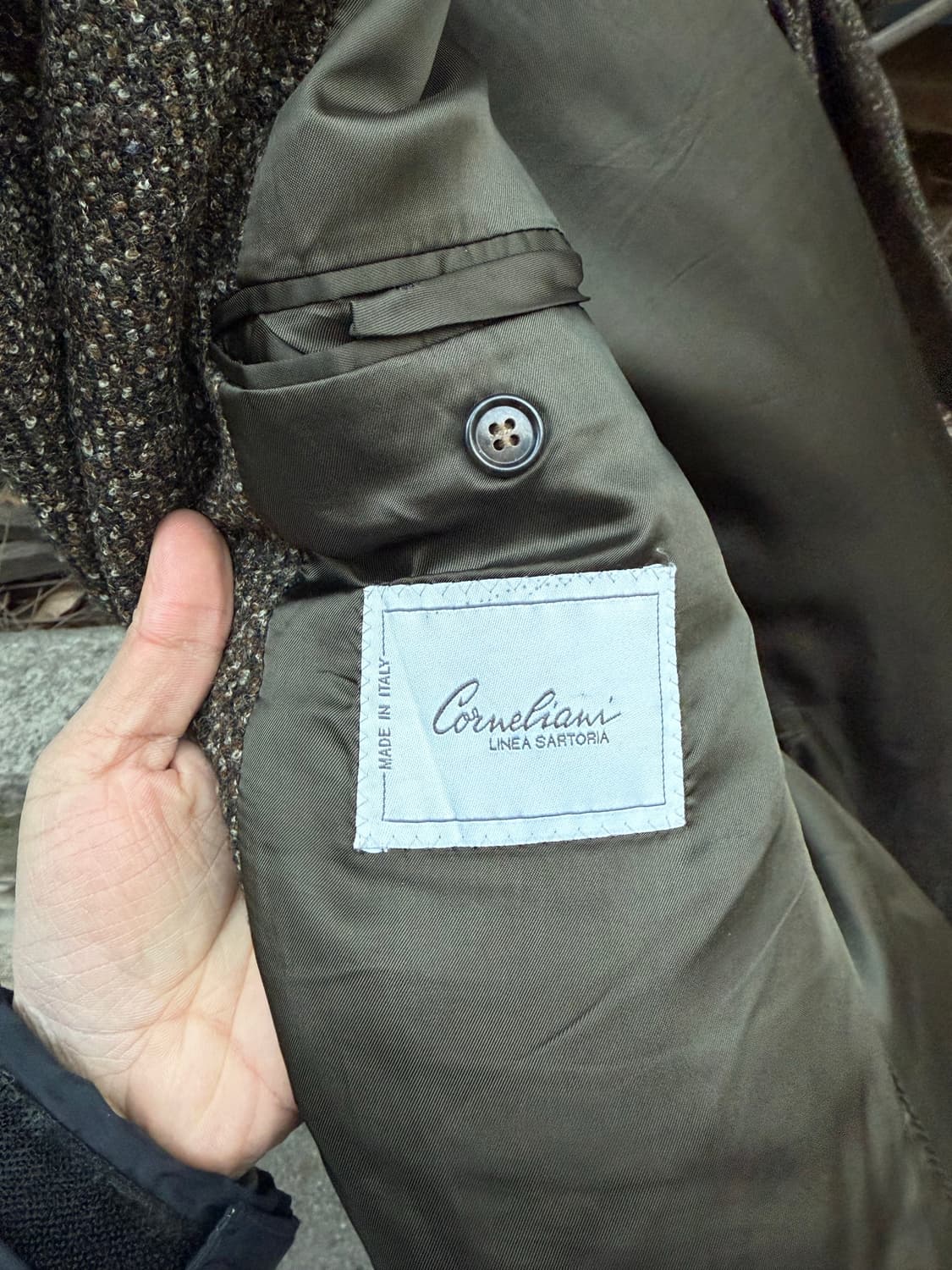 🇮🇹00s 꼬르넬리아니 알파카 테일러드 블레이저 상품이미지4