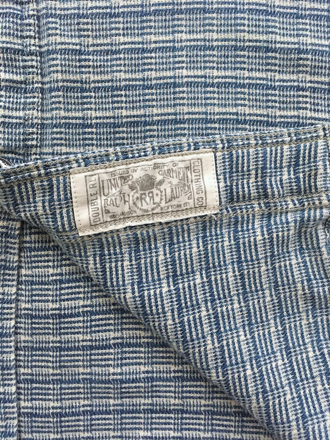 India made indigo-blue check shirts 상품이미지6