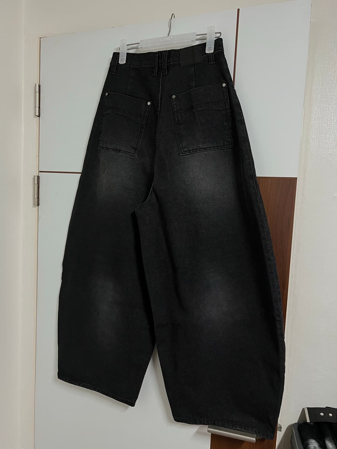 [트리밍버드]트밍 요크 벌룬 데님 블랙 1사이즈 상품이미지2