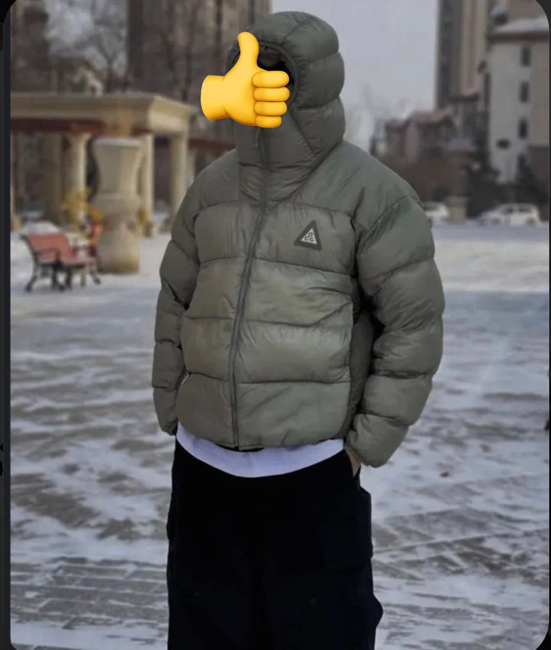 나이키 ACG 루나 레이크 패딩 라이트 아미 색상 XL  상품이미지2