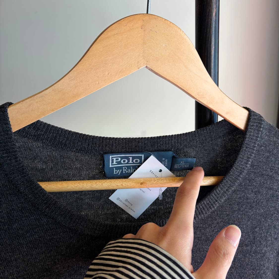 16596 - 폴로 랄프로렌 차콜 울 니트 (울 100%) 상품이미지5