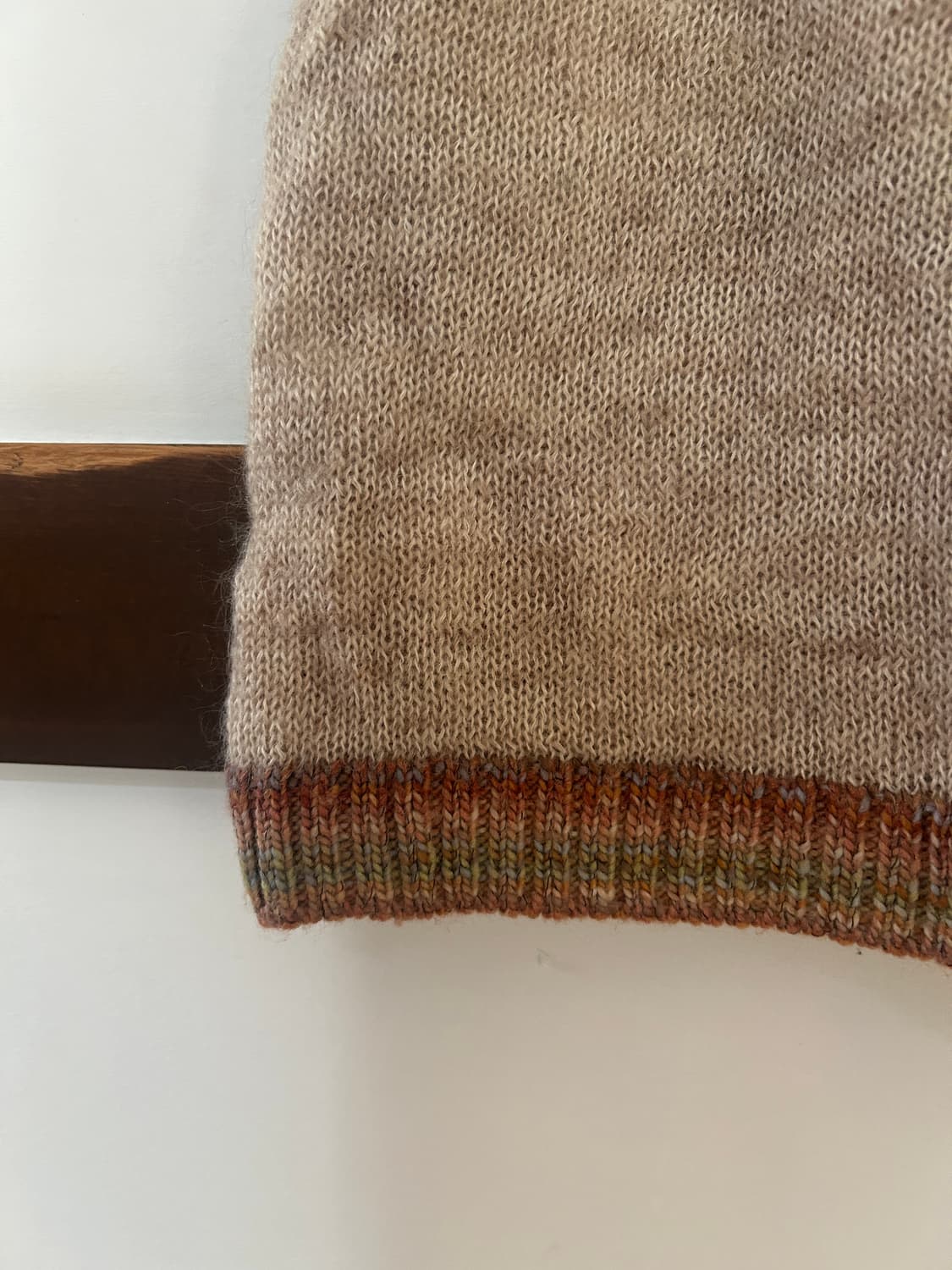 패치워크 니트 조끼 상품이미지8