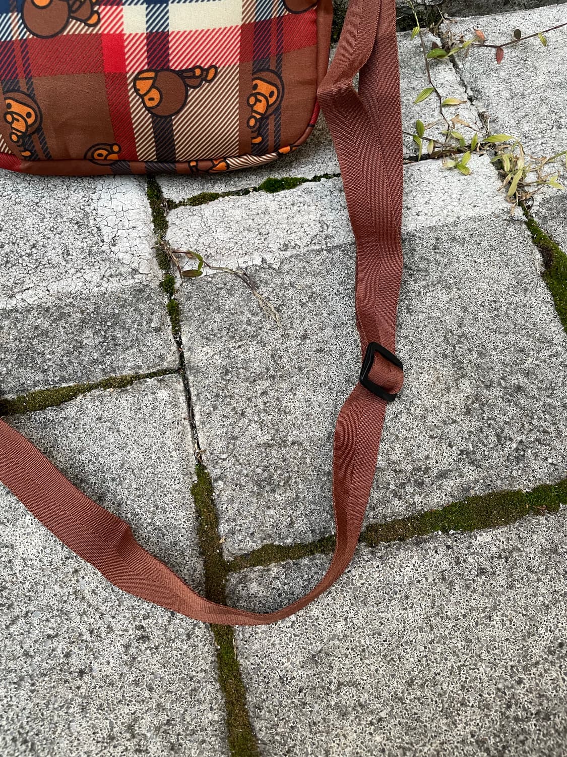 (빈티지)Bape 베이프 베이비 마일로 체크 숄더 크로스백 상품이미지6