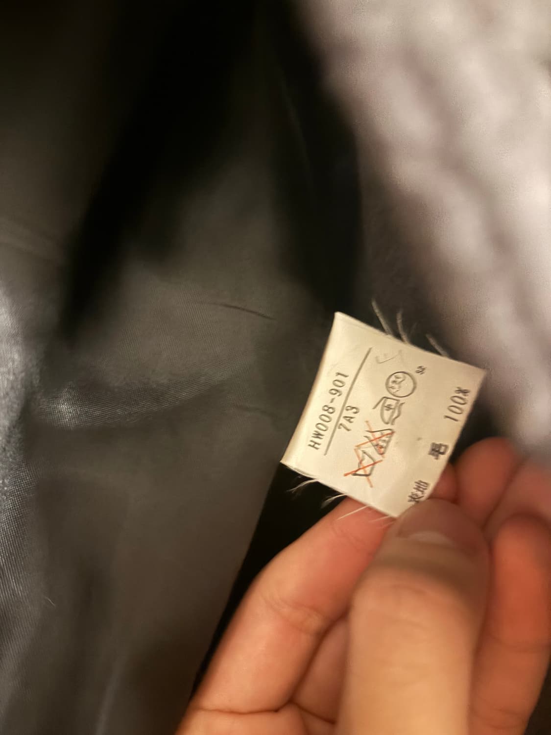 생로랑 울 더블 코트 상품이미지6