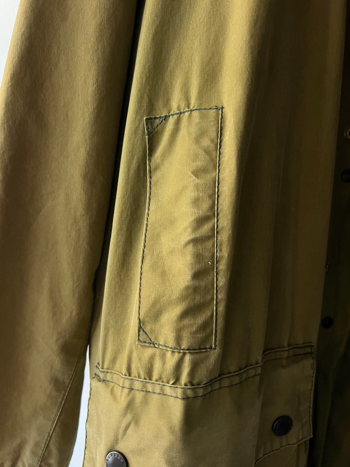 [XL]Barbour 바버 BORDER 보더 왁스 페이드 코튼 헌팅 자켓 상품이미지6