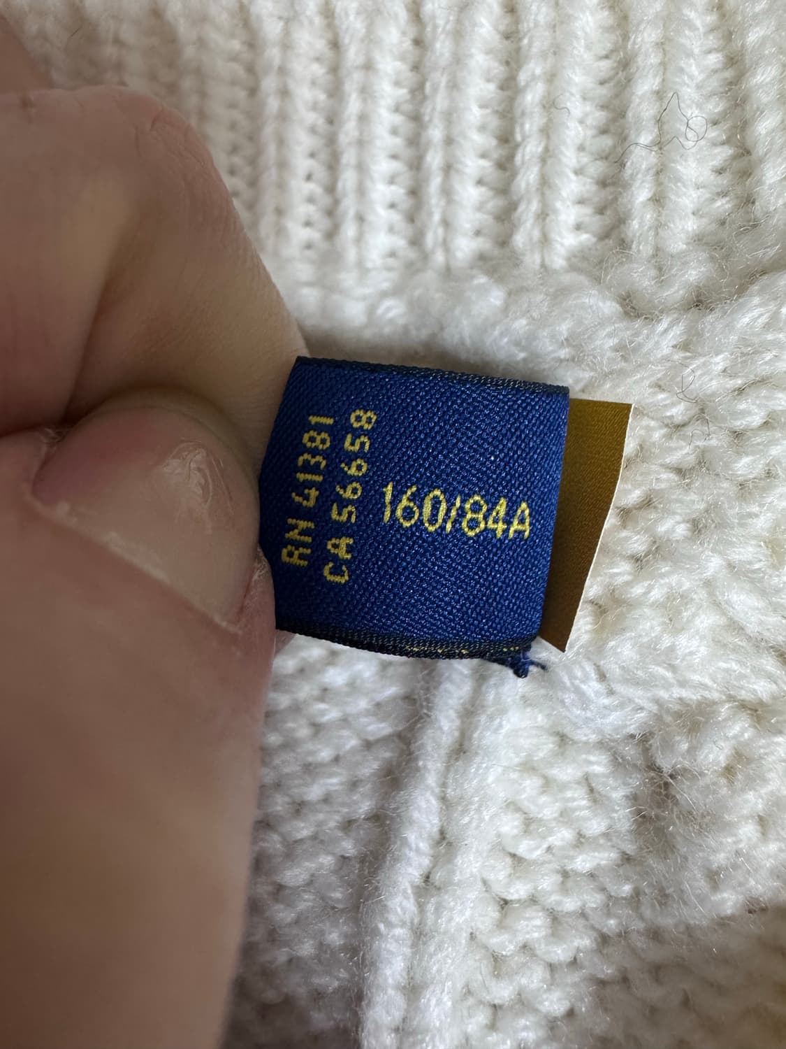 폴로 랄프로렌 여성 가디건 아이보리 S 상품이미지4