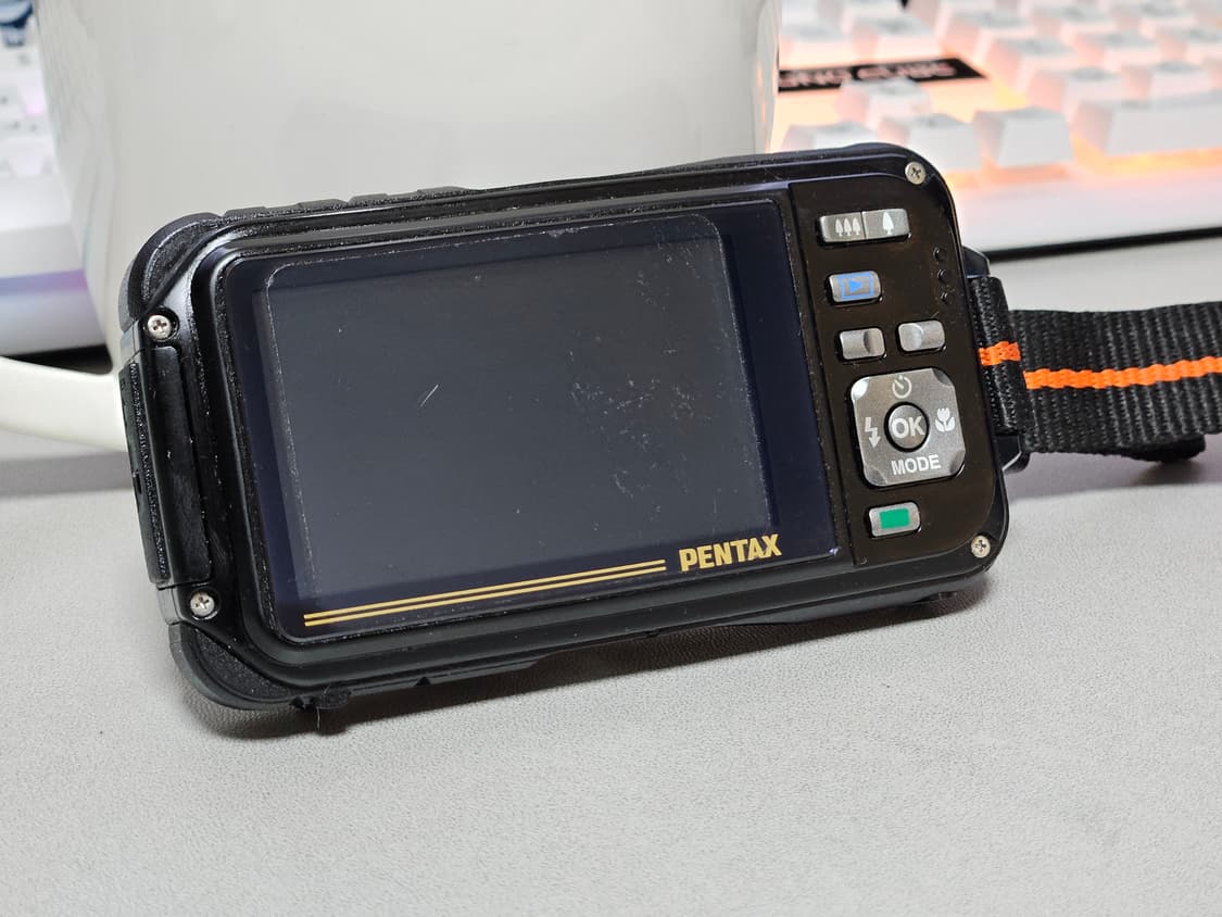 펜탁스 옵티오 W90 오렌지 고프코어 감성 디카 상품이미지5