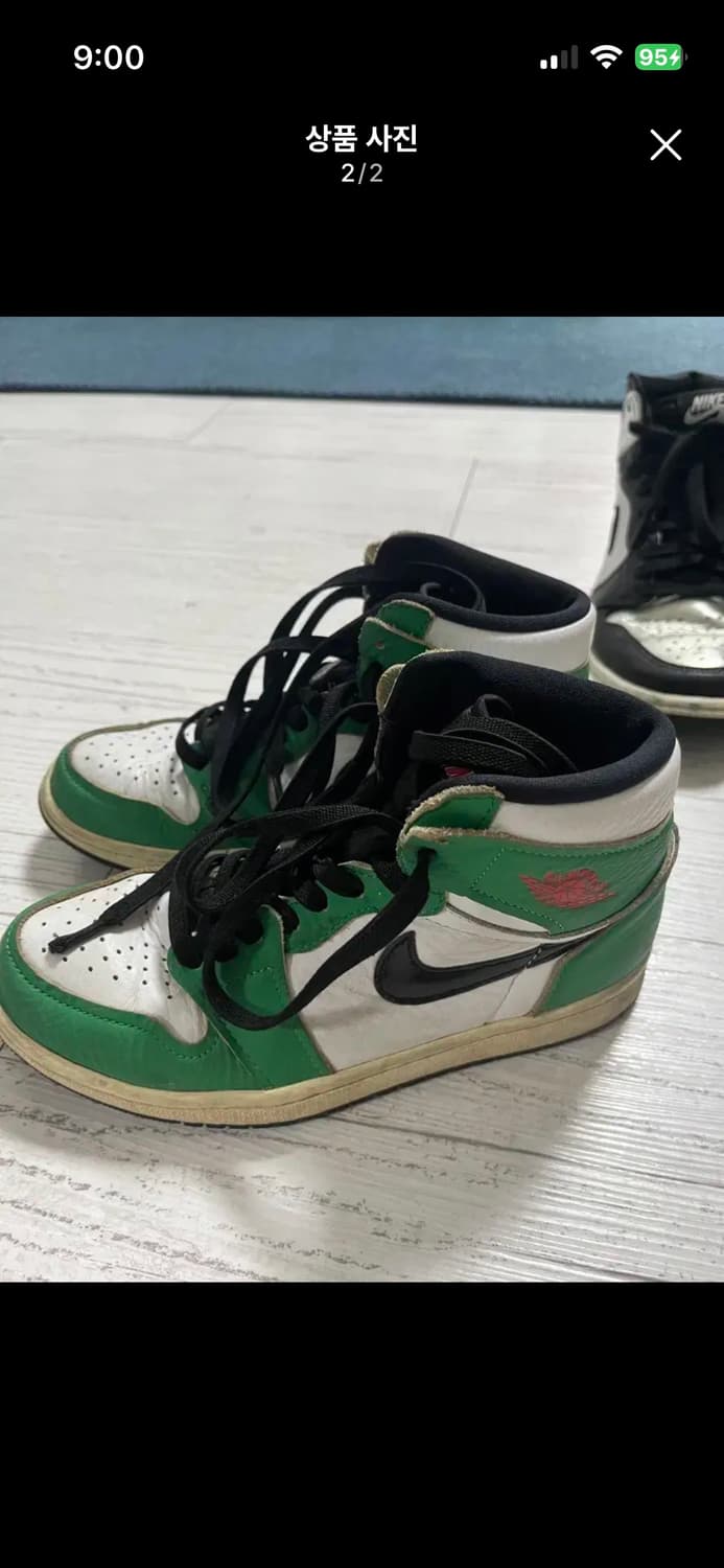 (W) 조던 1 레트로 하이 OG 럭키 그린 상품이미지2