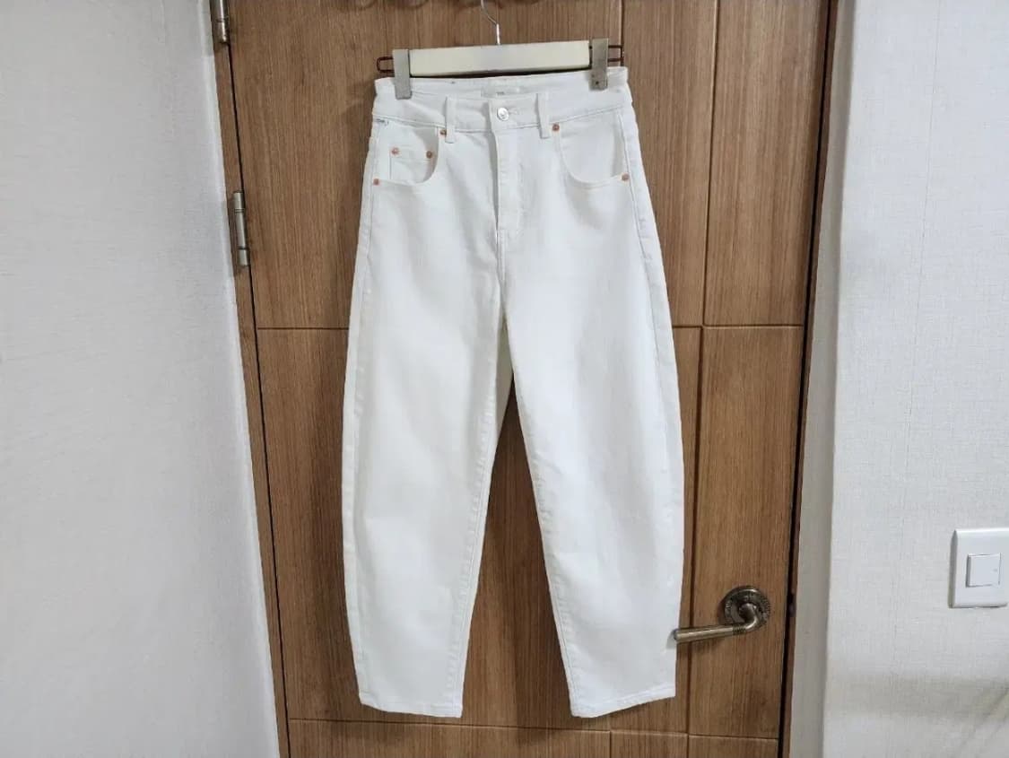 (27)여성 시티즌오브휴머니티 화이트 데님 팬츠 상품이미지1