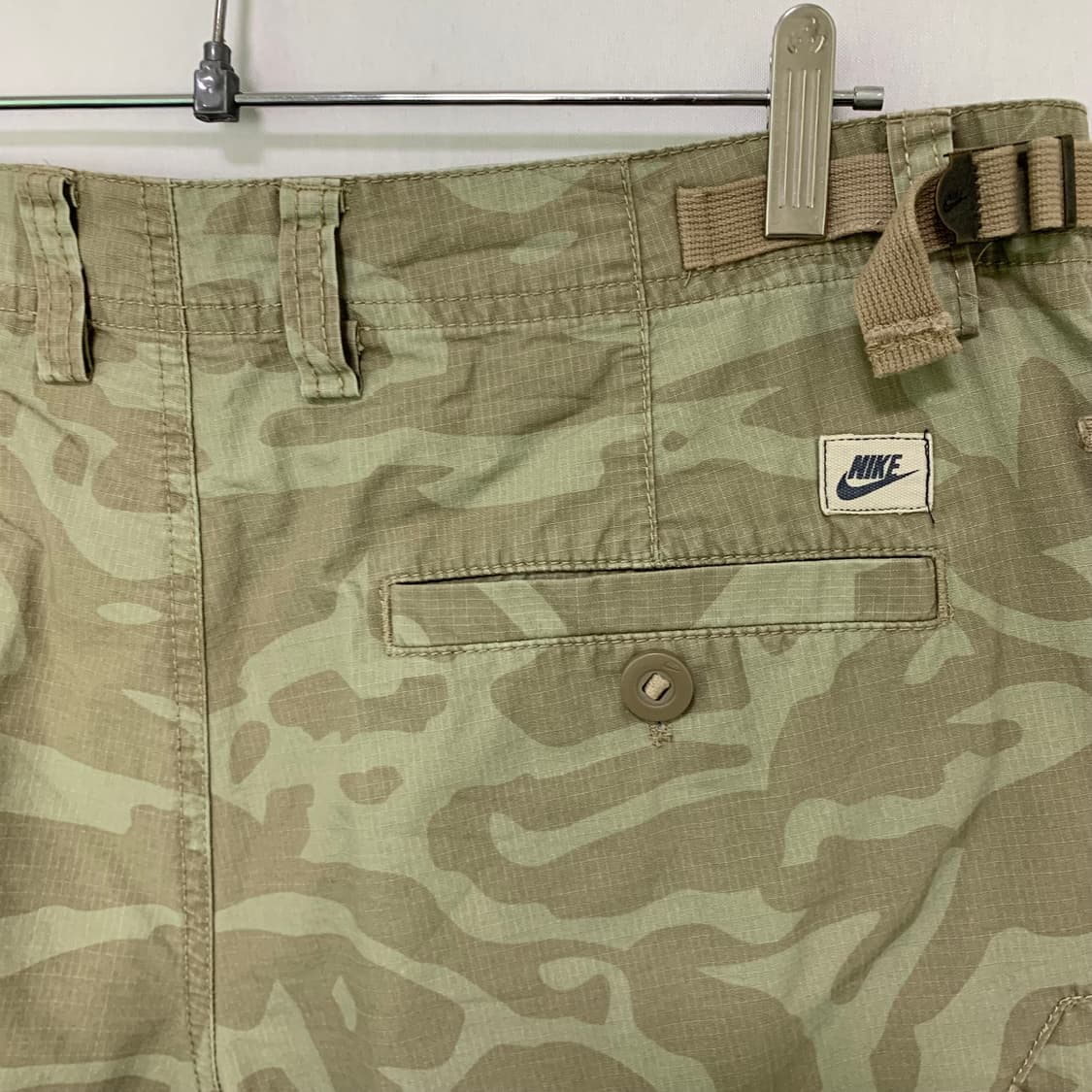 나이키 빈티지 카모 패턴 카고 반바지 36인치 상품이미지3