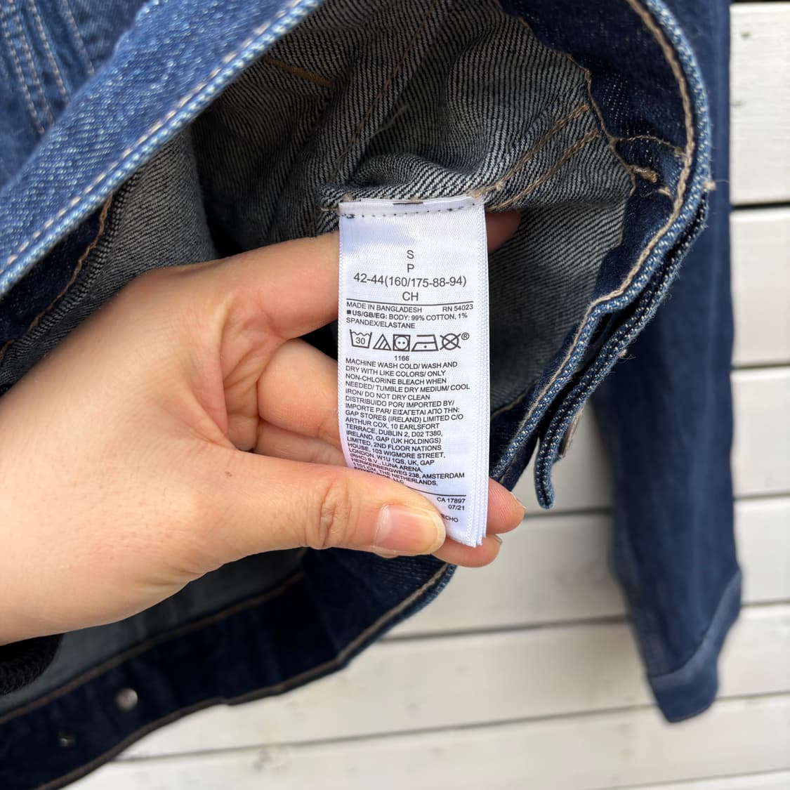 Gap 갭 데님 자켓 상품이미지6