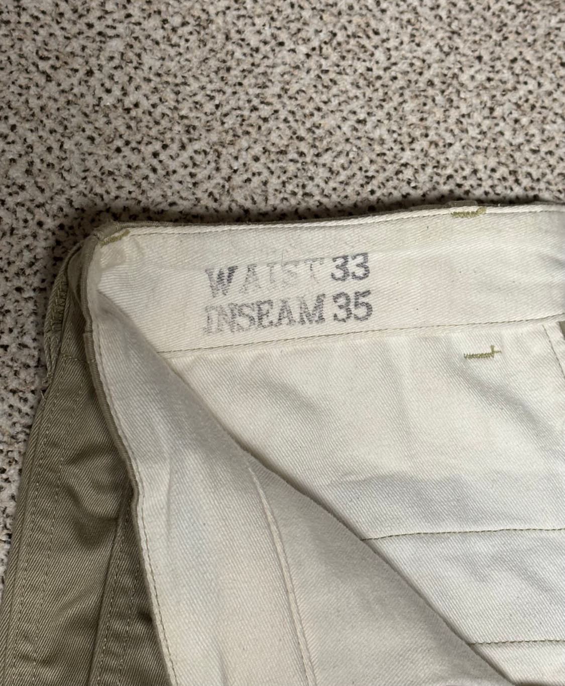 (31~32) 버즈릭슨 카키 치노 팬츠 상품이미지4