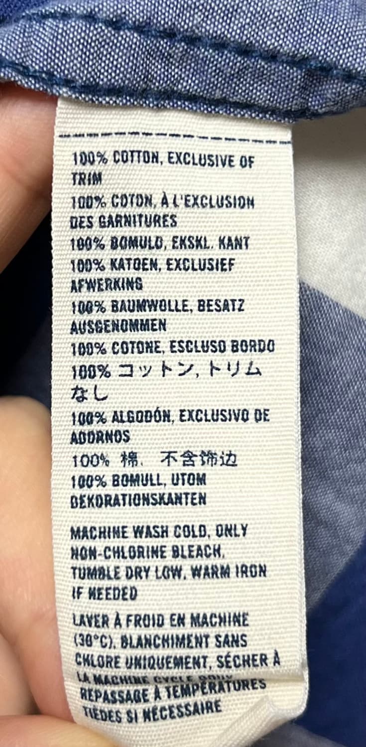 아베크롬비 로고 체크 셔츠 상품이미지7