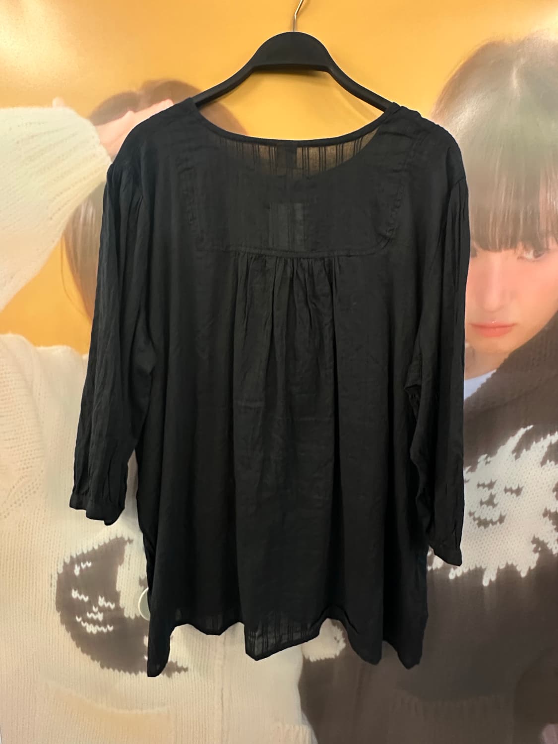 VINTAGE 블랙 모리 블라우스 상품이미지3