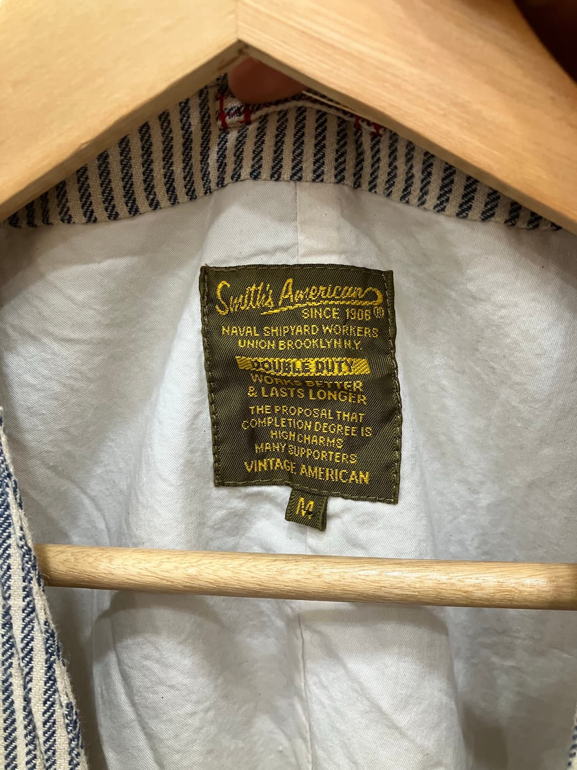 smiths american 스미스아메리칸 히코리 스트라이프 베스트 상품이미지3