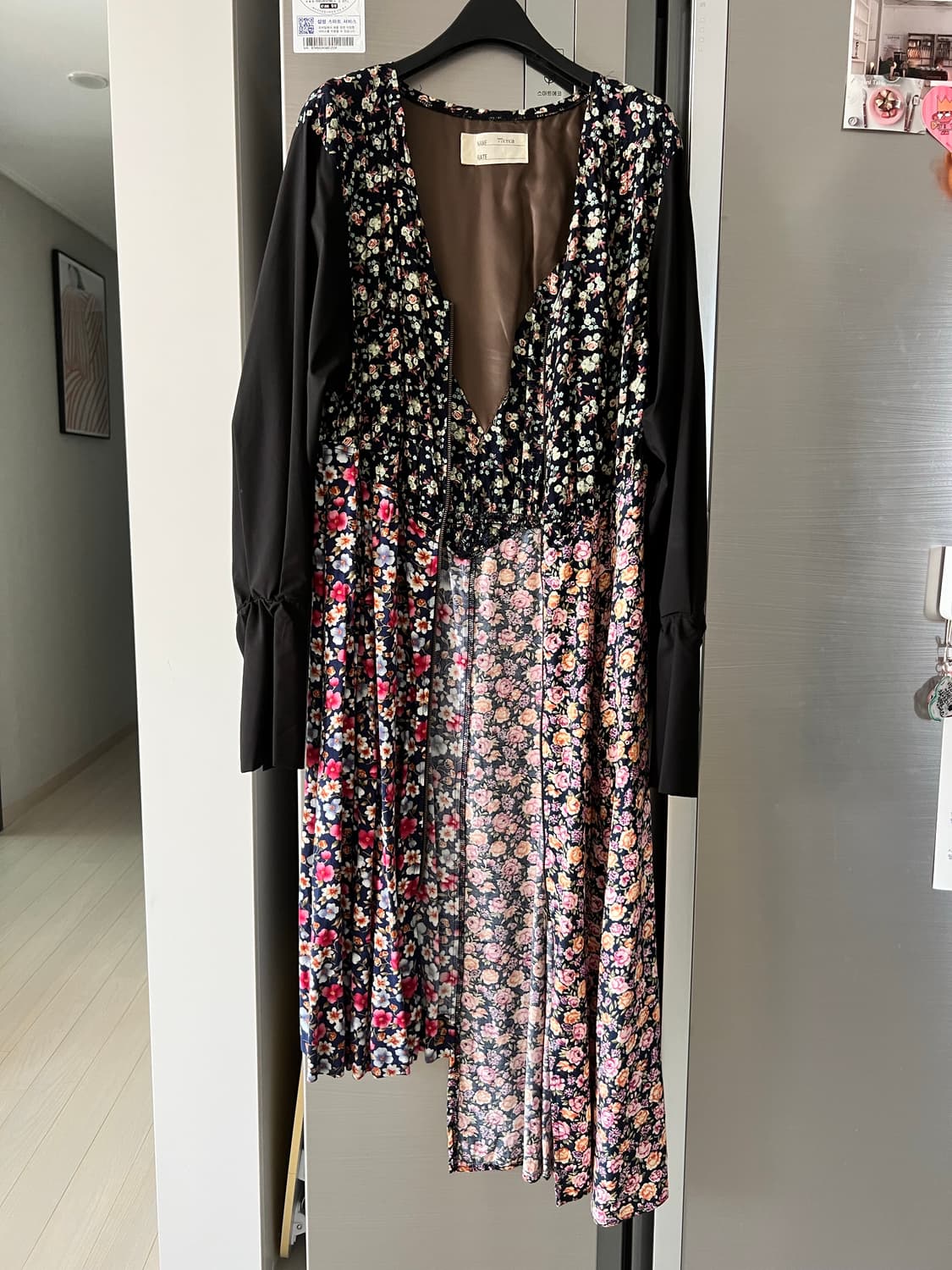 77crca꽃무늬 롱 원피스  상품이미지4