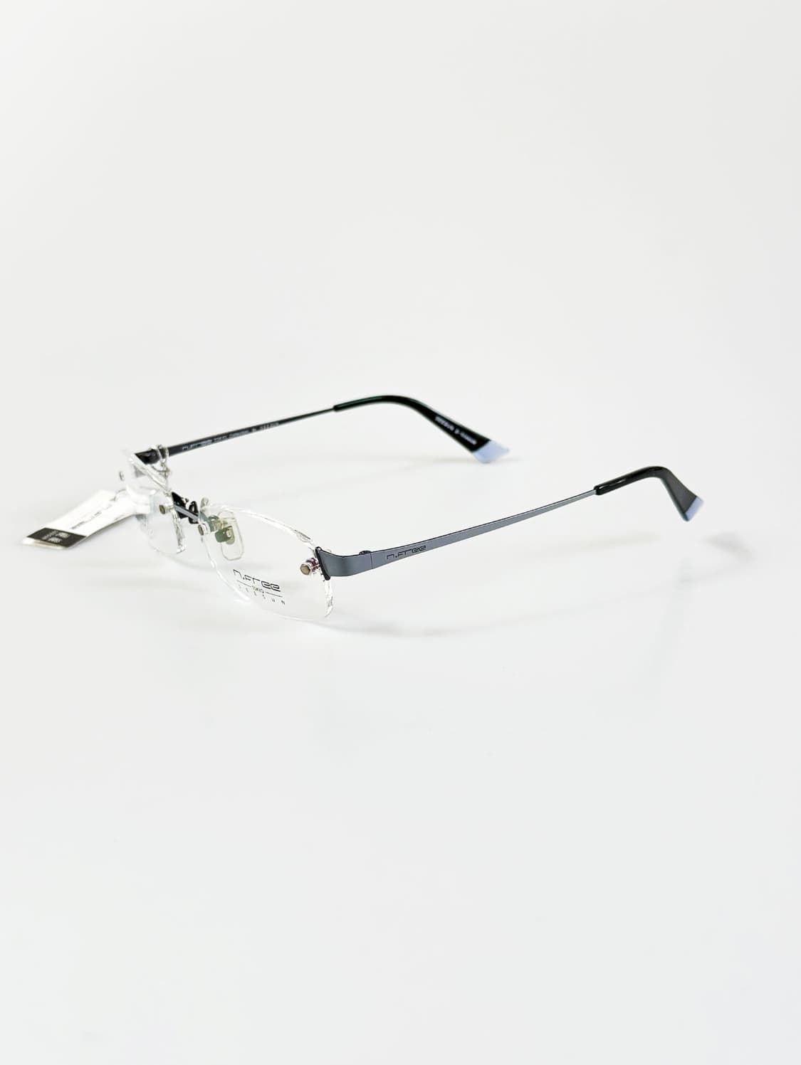 N.FREE by SEE SUN 티타늄 무테 스퀘어 빈티지 안경 상품이미지3