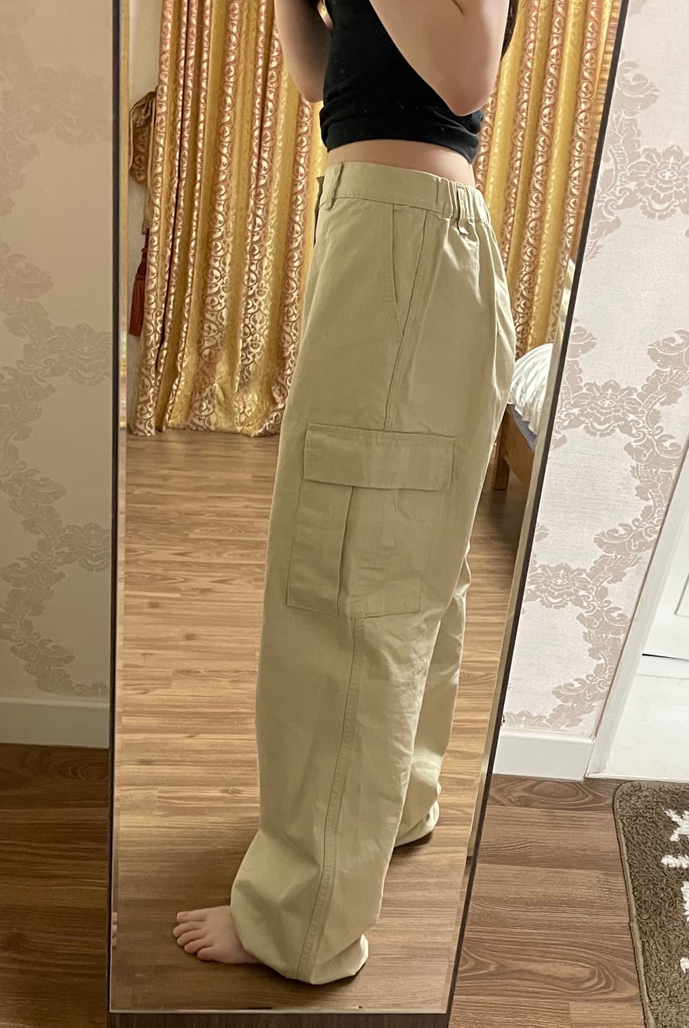 베이지 카고팬츠 Unisex 상품이미지4