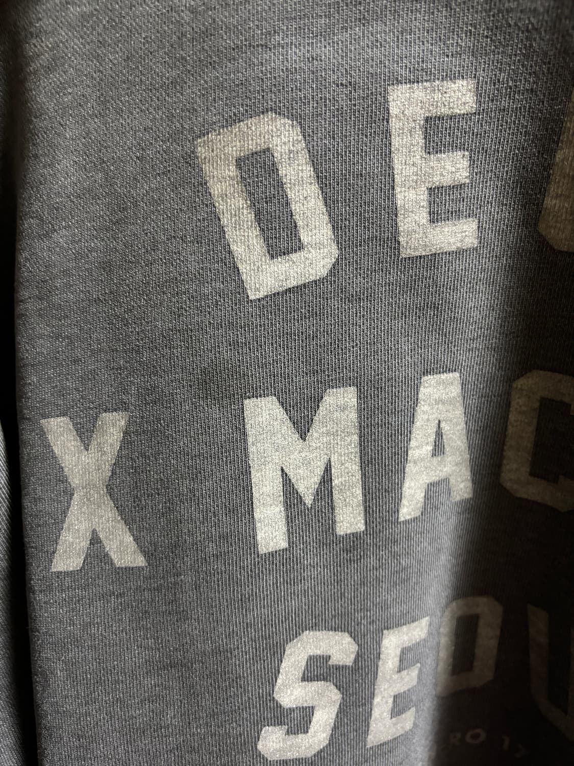 데우스 엑스 마키나 서울 컬리지 오버다이드 후드티 s사이즈 상품이미지4