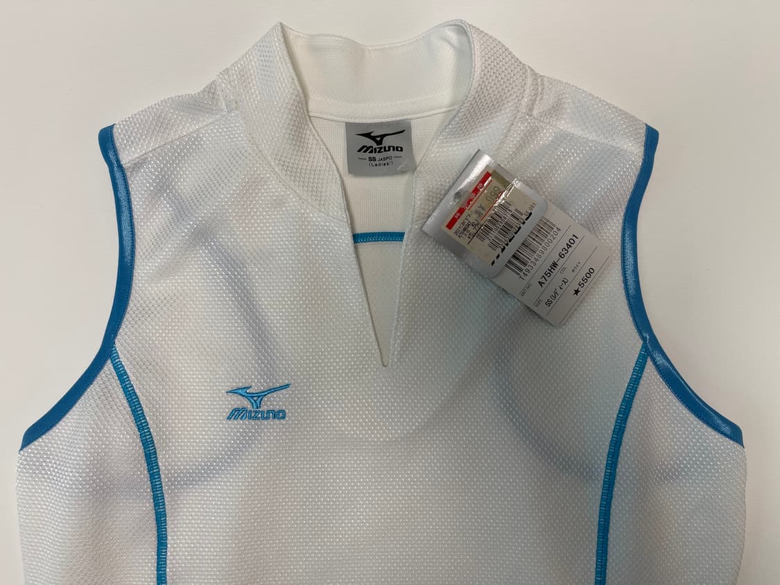 미즈노 90s 올드 브이넥 트랙 슬리브리스 Mizuno OLD 1990 상품이미지2