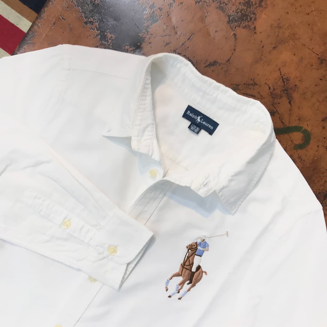 폴로랄프로렌 화이트 옥스포드 셔츠 여성 55 66 남성 97 상품이미지3