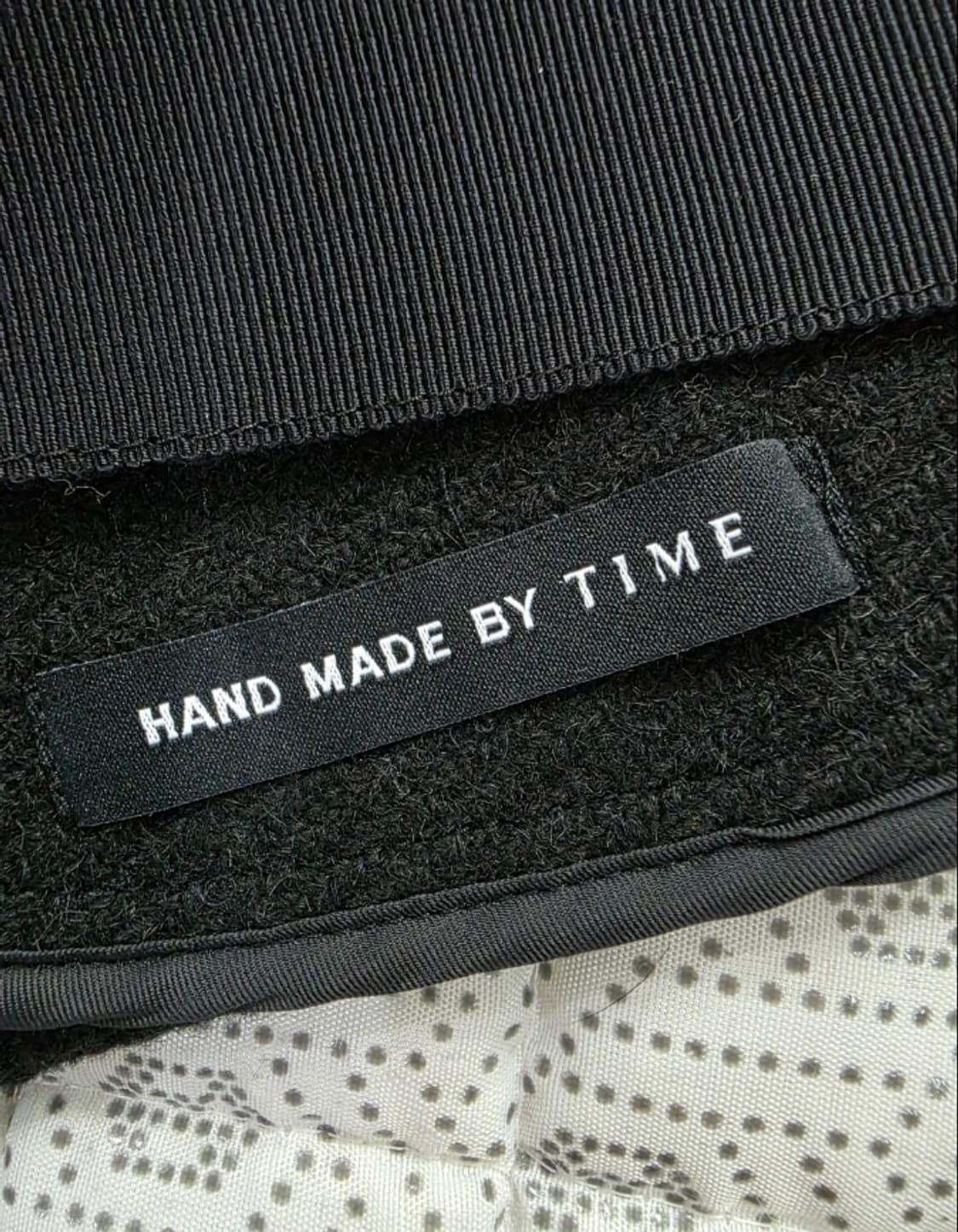 타임 울 100% 블랙 더블버튼 숏코트 ~55 상품이미지8