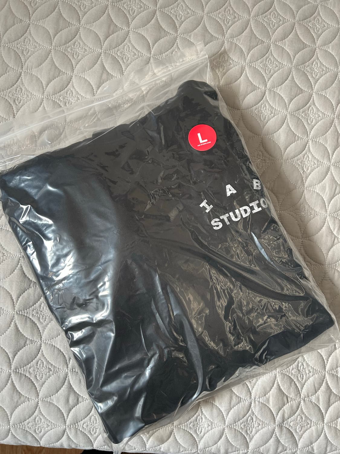 [L] 아이앱 스튜디오 아이앱 카모 로고 후드 블랙 상품이미지2