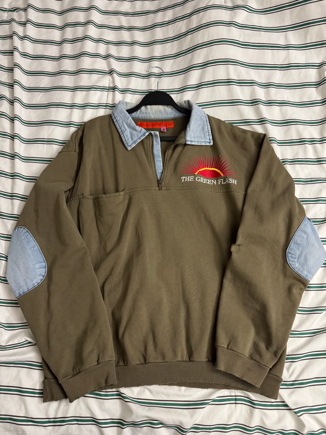 4) CPFM The Green Flash 하프집업 올리브 상품이미지1