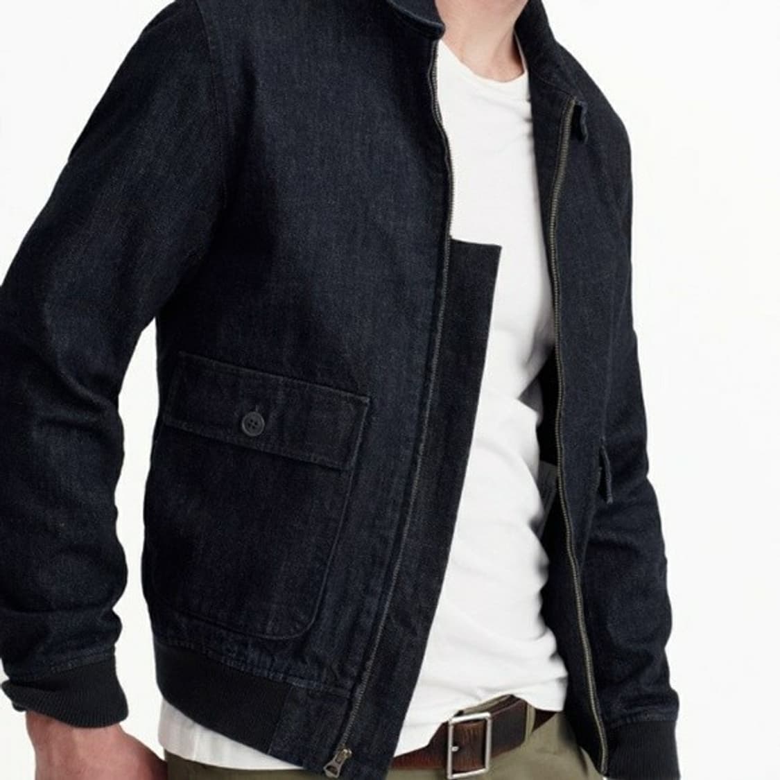 제이크루 wallace & barnes a2 플라이트 데님 자켓 상품이미지2