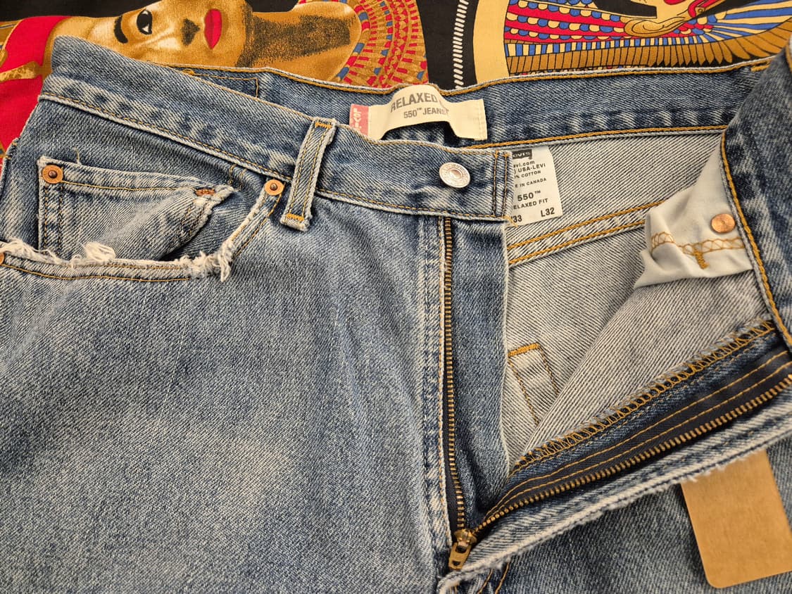 00s 리바이스 550 릴렉스드 핏 데님 팬츠 상품이미지6
